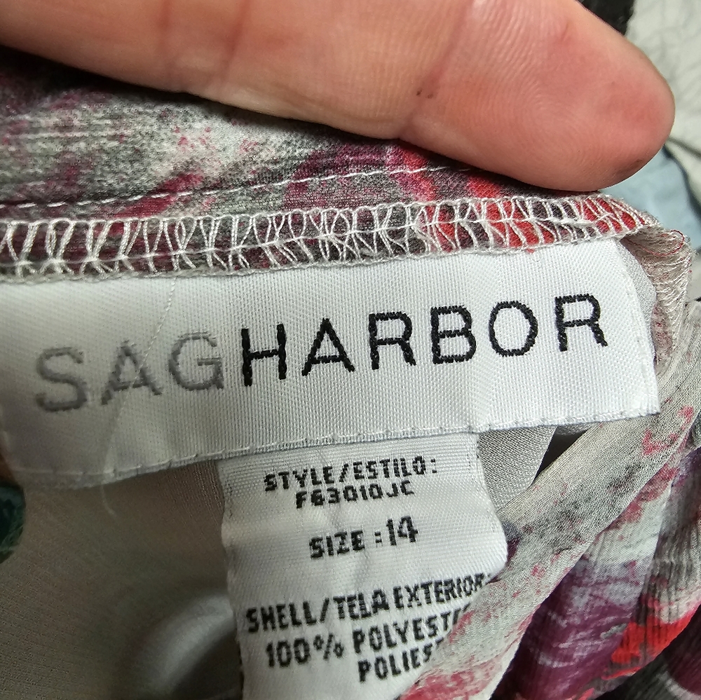 Beautiful  Vintage Watercolor patterned skirt - Picture 5 of 7